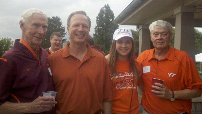 Larry Killough, with Joe Golden, Allie Golden, and Bob Brown. 